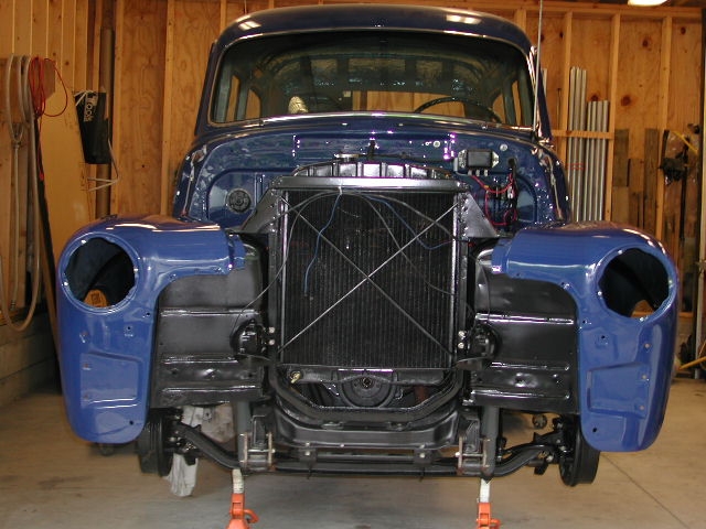 11_frnogrill1 The fenders went on easily and the grill is soon to be attached.