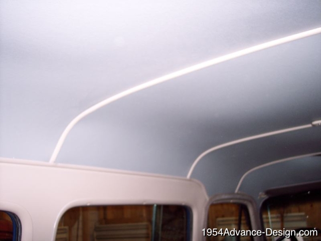 SubHeadliner_10 Driver's side of the headliner (parts of four out of five headliner pieces are visible in this photo).