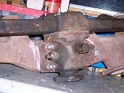 This is the intake manifold assembly for the 54/55 2-ton (Z-series 350 model) 270 engine. The upper piece is the intake manifold.  The lower, rear piece is the exhaust manifold (that dumps to the exhaust pipe at the rear of the manifold.  The piece that is attached to both manifolds is what I call the carburetor 