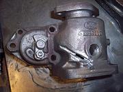 The large crack on this side of the heater box is cleaned and grooved and ready for successive welds, cleaning/grinding, and re-grooving.